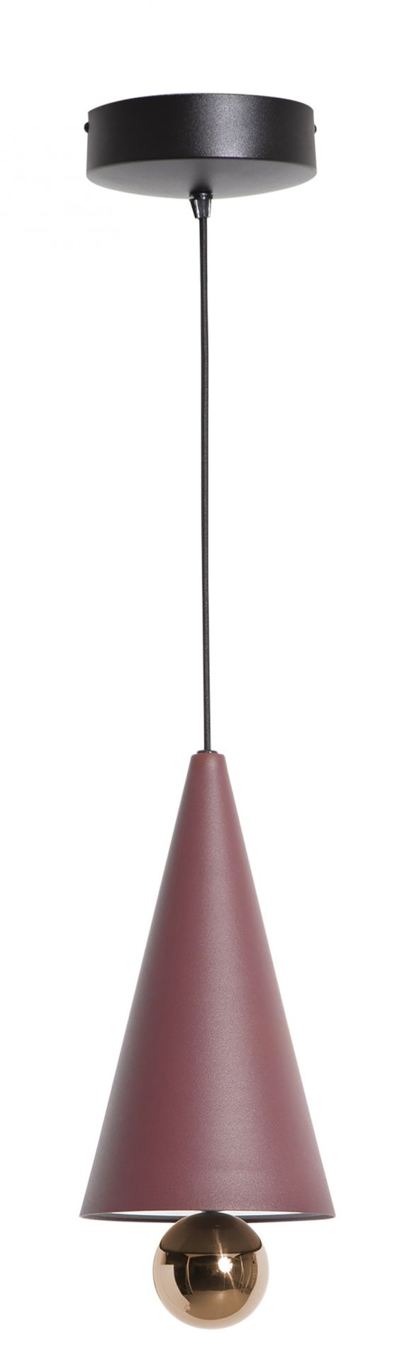 Cherry Pendant light Pendant lamp S Petite Friture Brown red
