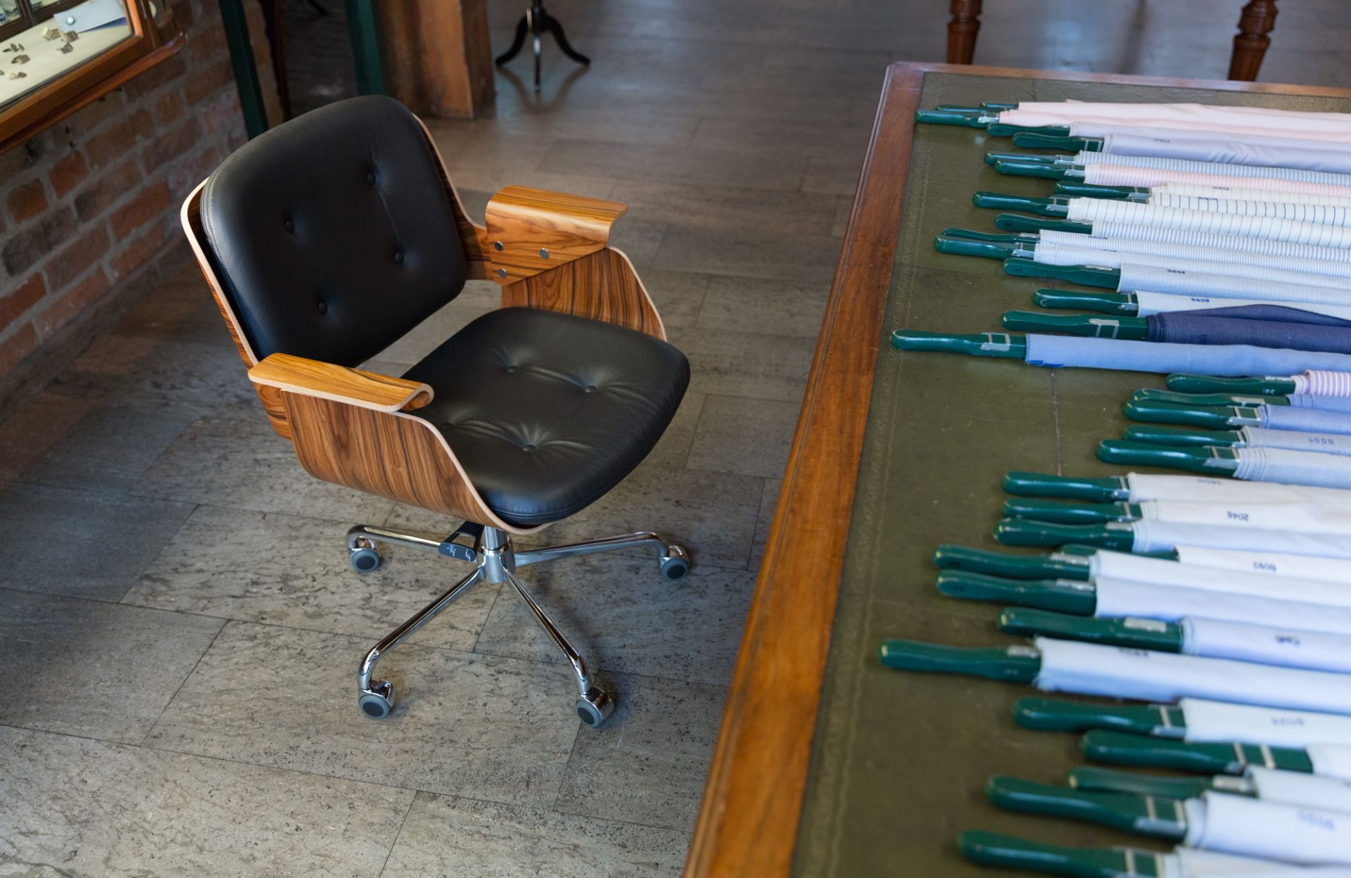 D49 Leather Desk Chair Tecta 