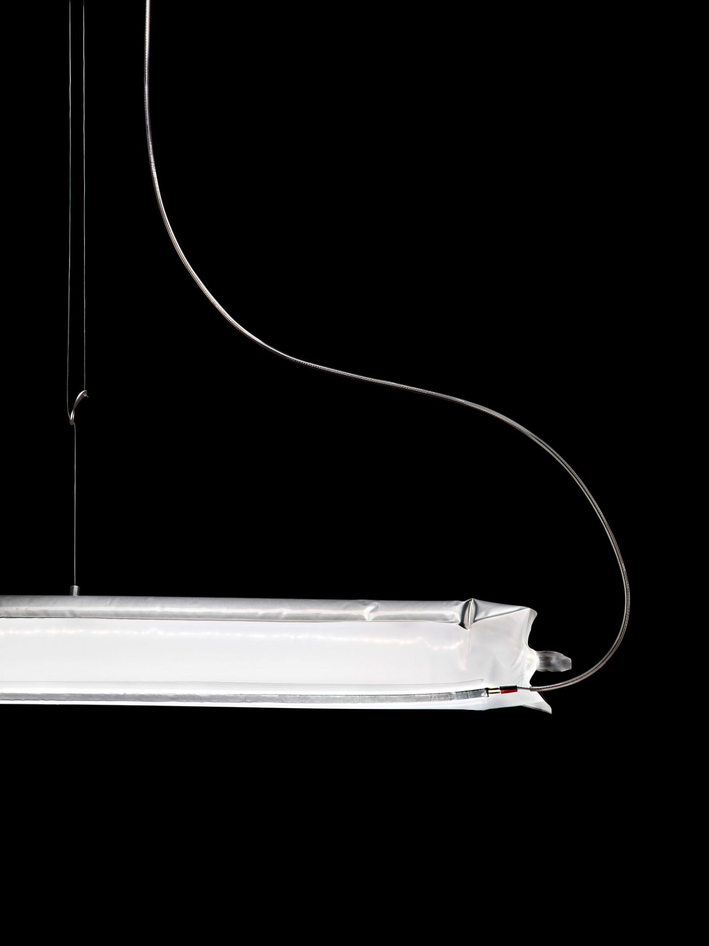 Blow Up Me Standing / hanging lamp silver Ingo Maurer