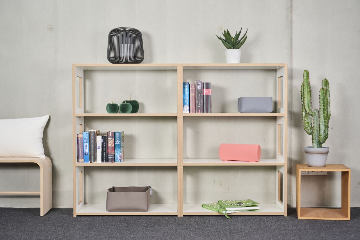 High stacking shelf Gundmodul view Tojo