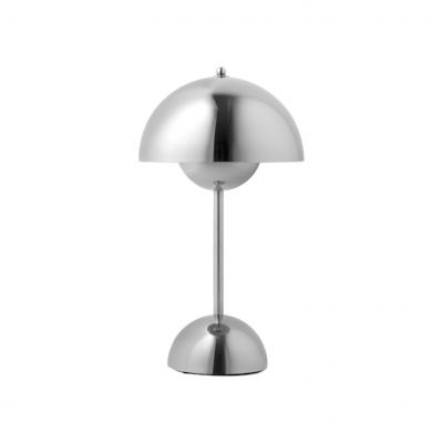 Flowerpot VP9 Portable Battery lamp / Table lamp with USB AndTradition Chrome