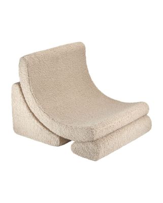 Moon children's armchair teddy fabric Wigiwama