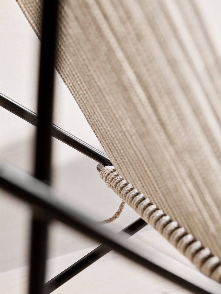 PK4 Lounge Chair Steel - Nature Fritz Hansen