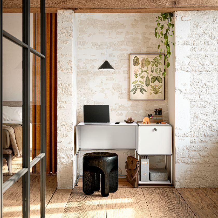 USM Haller desk B21 pure white