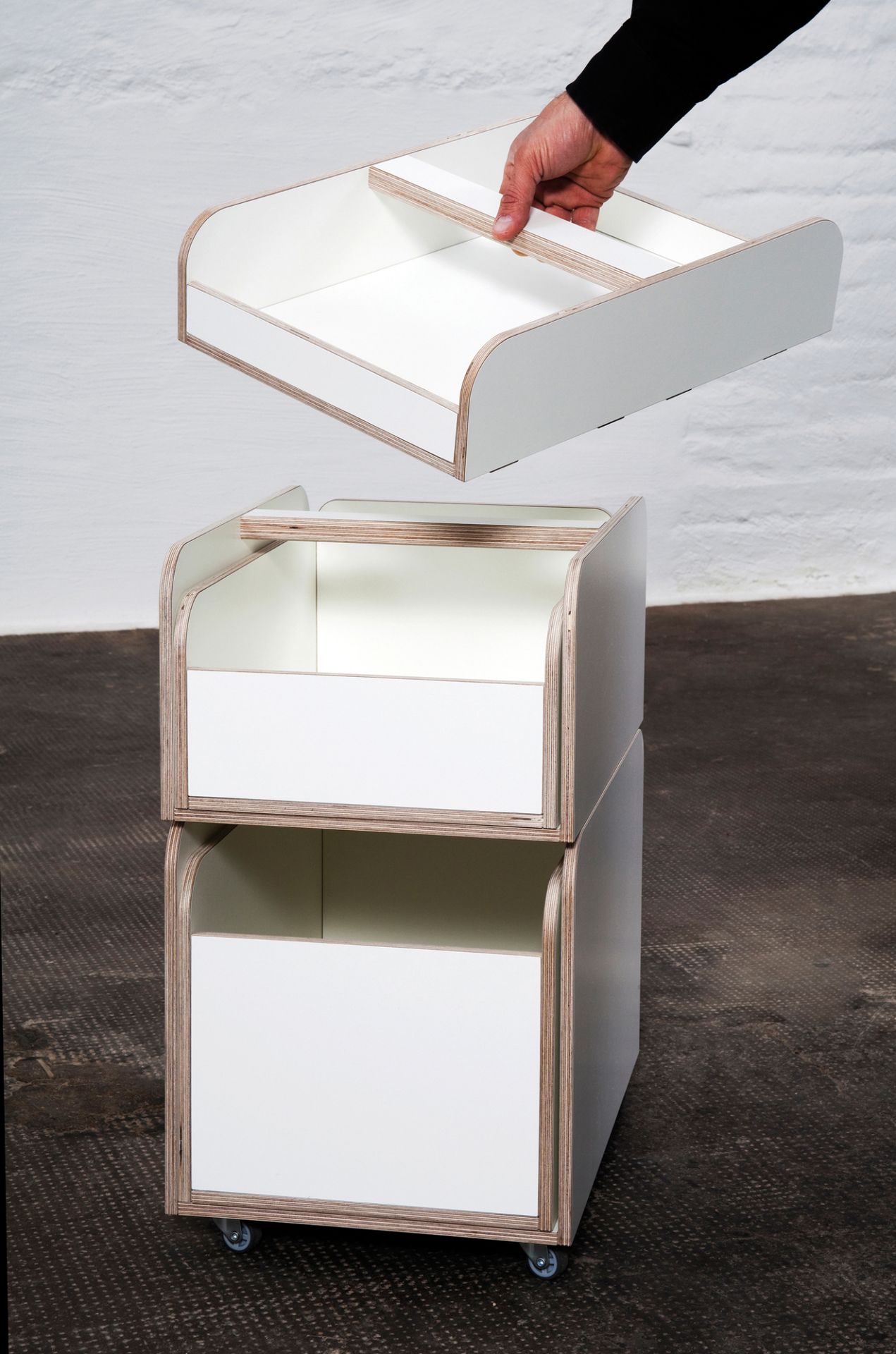 Growing Table container for children table Pure Position