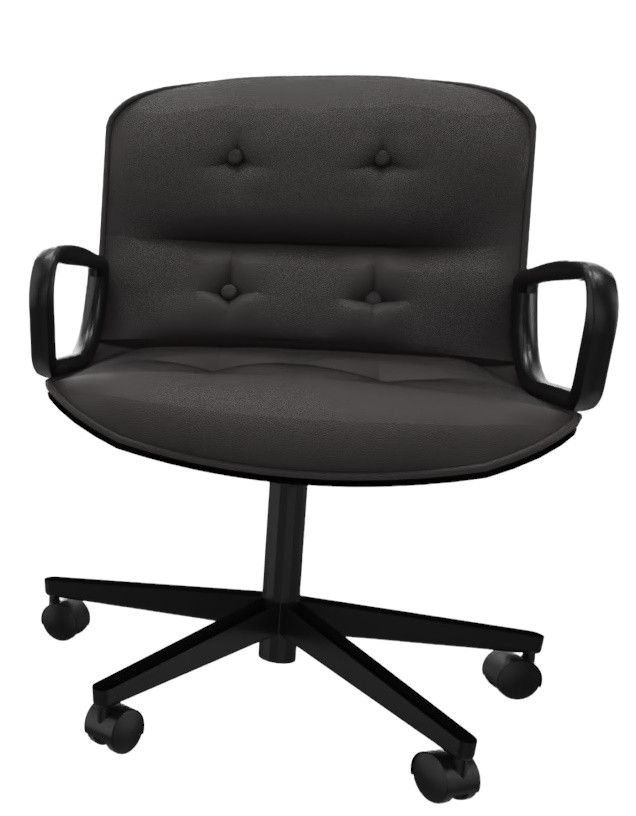 Pollock Executive swivel chair with armrests Knoll International 