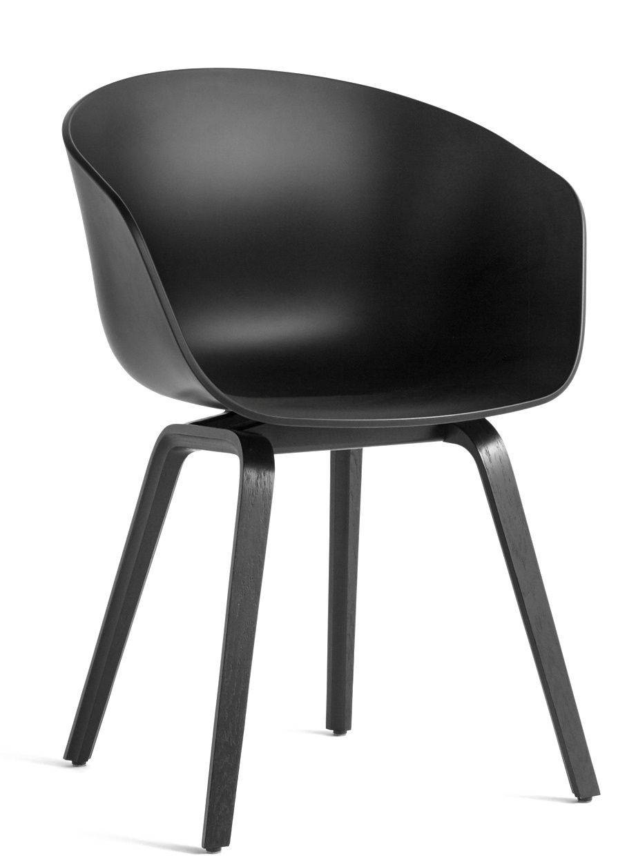 About A Chair AAC22 / AAC 22 Black Chair Hay