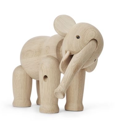 Elephant large oak Kay Bojesen
