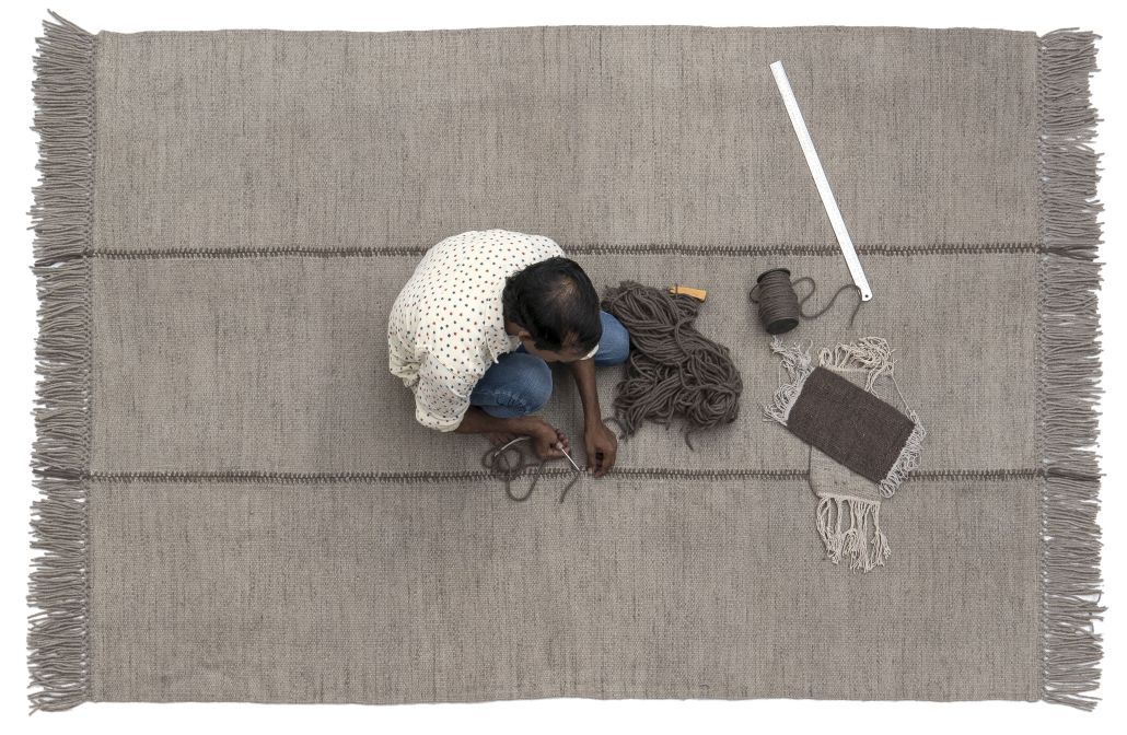 Mía Rug brown 200x300cm Nanimarquina
