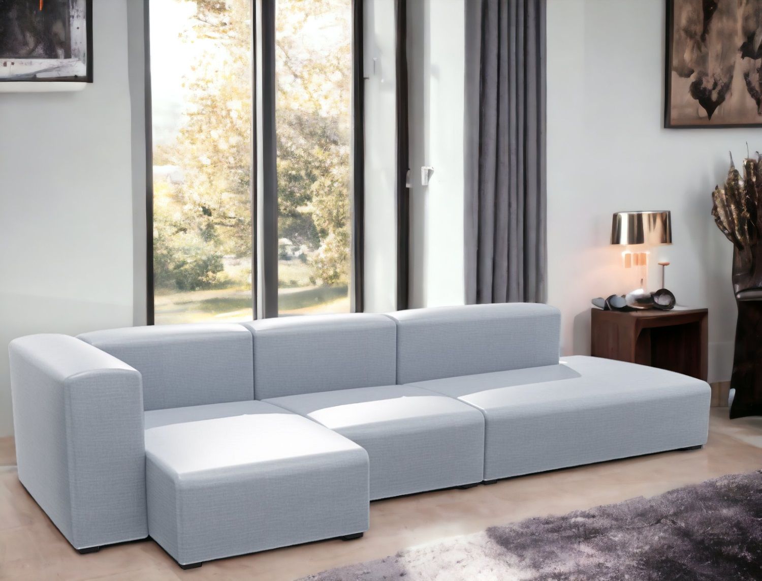 Mags Soft Sofa 3-seater Combination 3 Hay