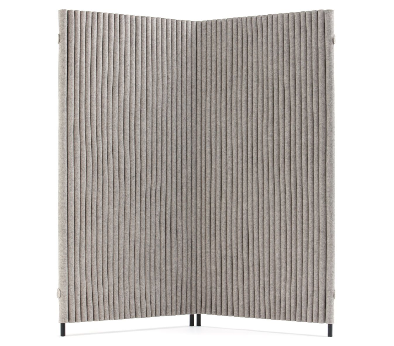 Wave screen 2 elements with 2 plate feet incl. 2 connectors Hey Sign