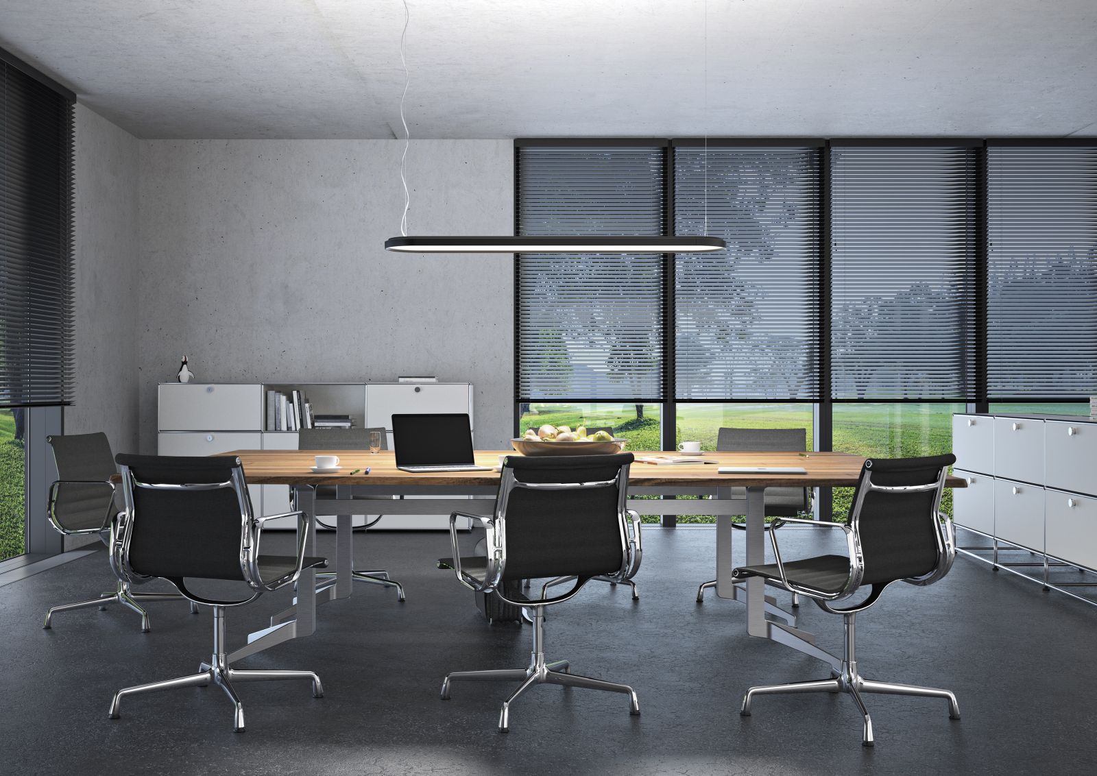 Kido Pendant lamp 110cm white 3000K Belux