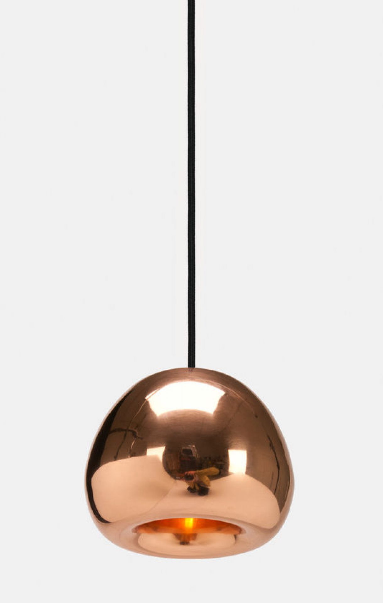 Void Mini LED Pendant Lamp Copper Tom Dixon