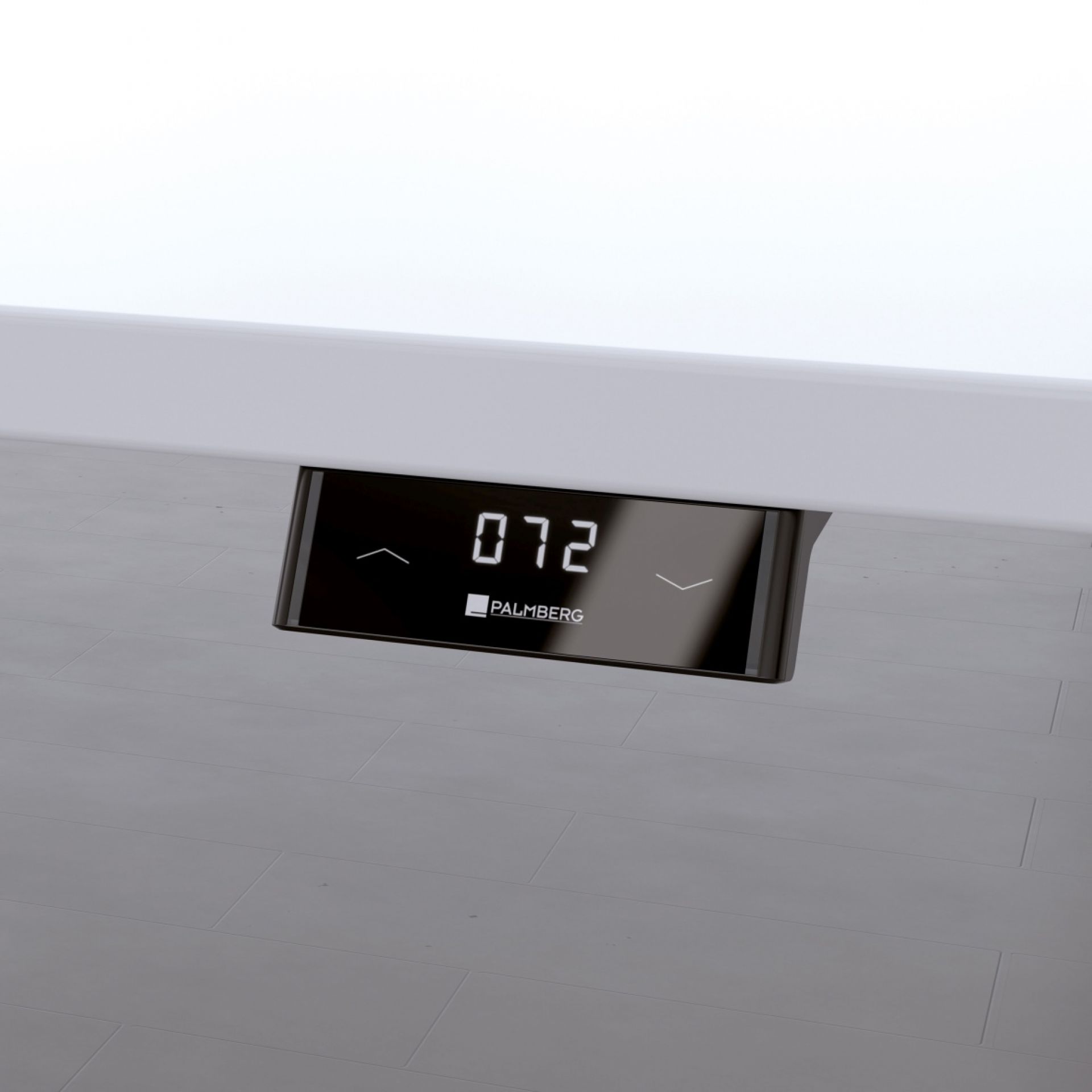 Crew T height-adjustable desk by Palmberg