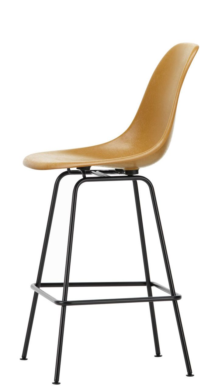 Eames Fibreglass Bar Stool Medium Bar Stool Vitra
