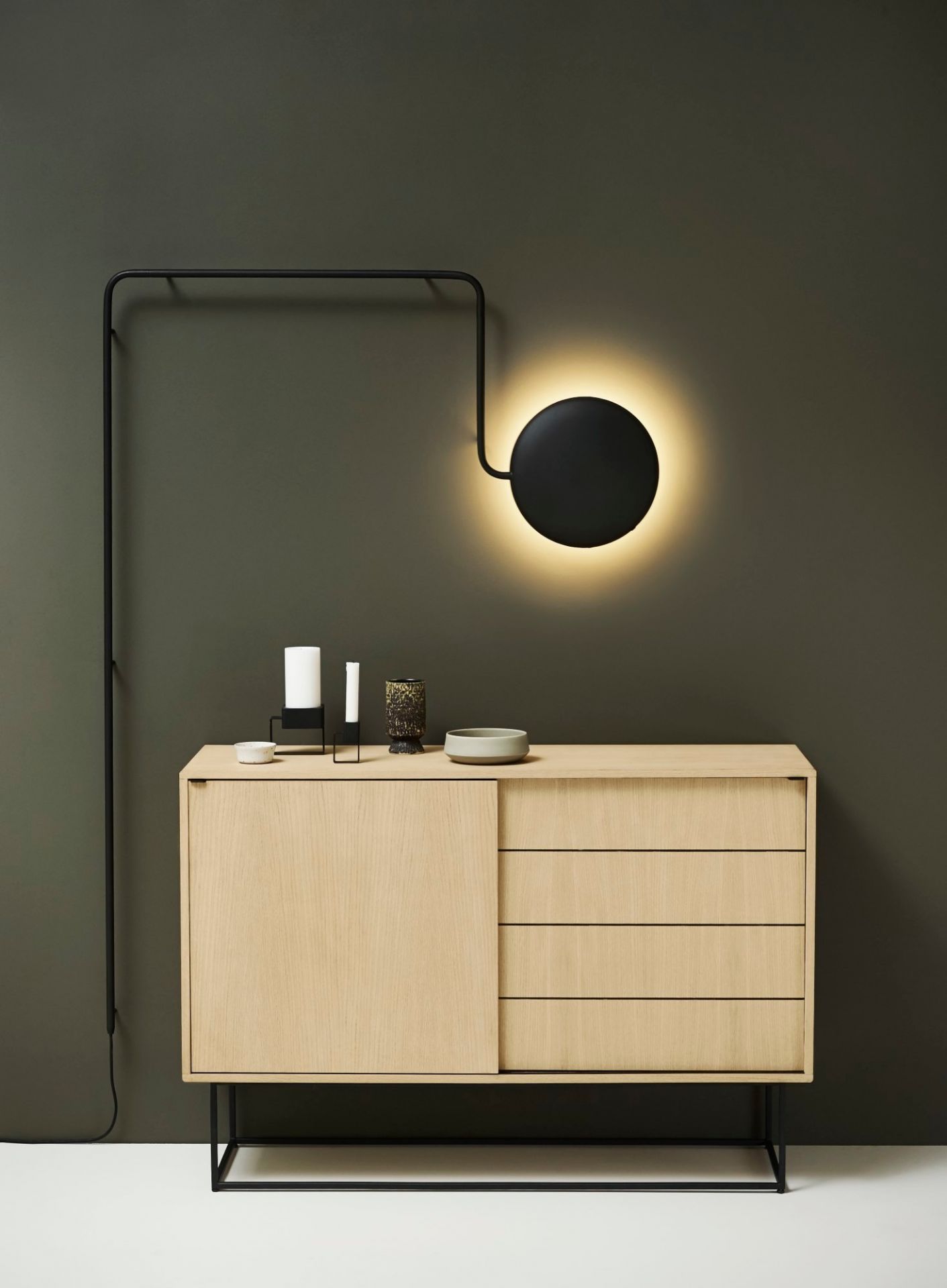 Mercury Wall lamp Woud