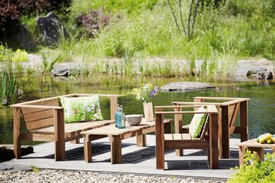 Batten Loungesofa Natural Jan Kurtz