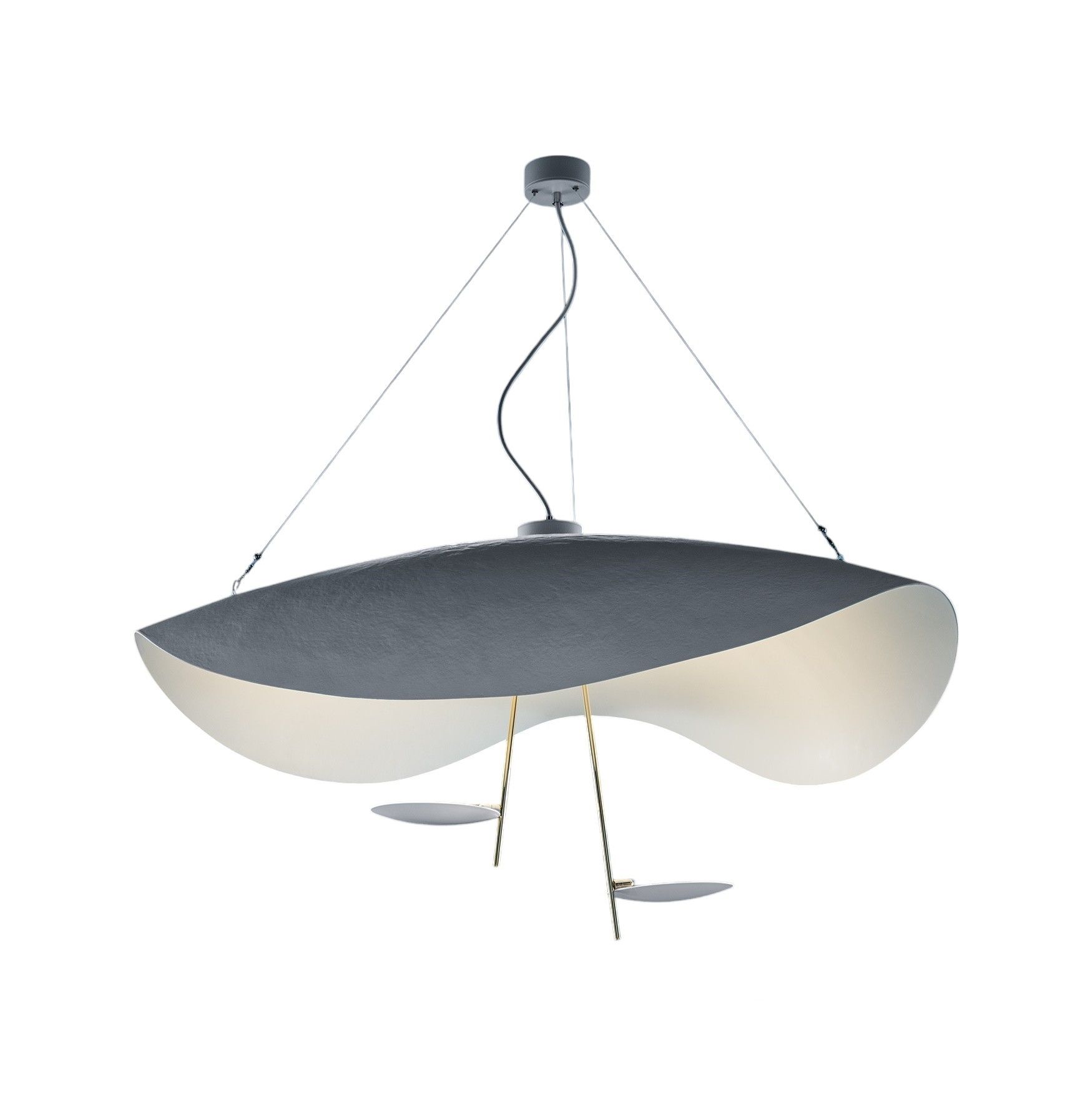 Lederam Manta S2 pendant light Catellani & Smith