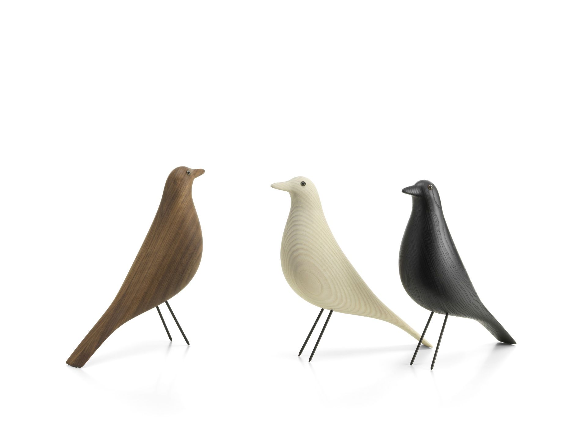 Eames House Bird sculpture white oiled ash Vitra New version