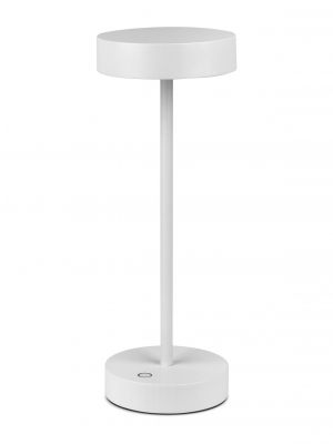 Arnold S outdoor table lamp / rechargeable lamp white Moree SINGLE PIECES