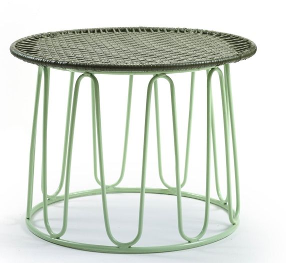 Circo Side Table outdoor ames Olive green / Pastel green