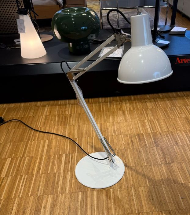 Spring Balanced spring-loaded cable lamp Table lamp WHITE Midgard EXHIBITION PIECE