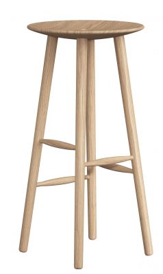 DI Volo / DIVOLO Barstool Barstool EIHCE NATUR H 75 cm novoform SINGLE PIECES