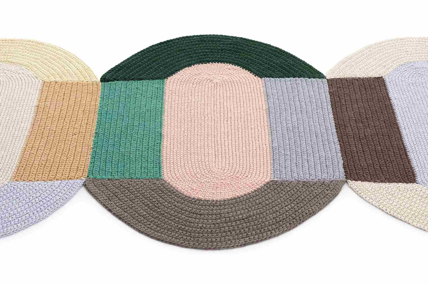 The Crochet Collection Embroidery Mix Rug 180x300 cm Gan