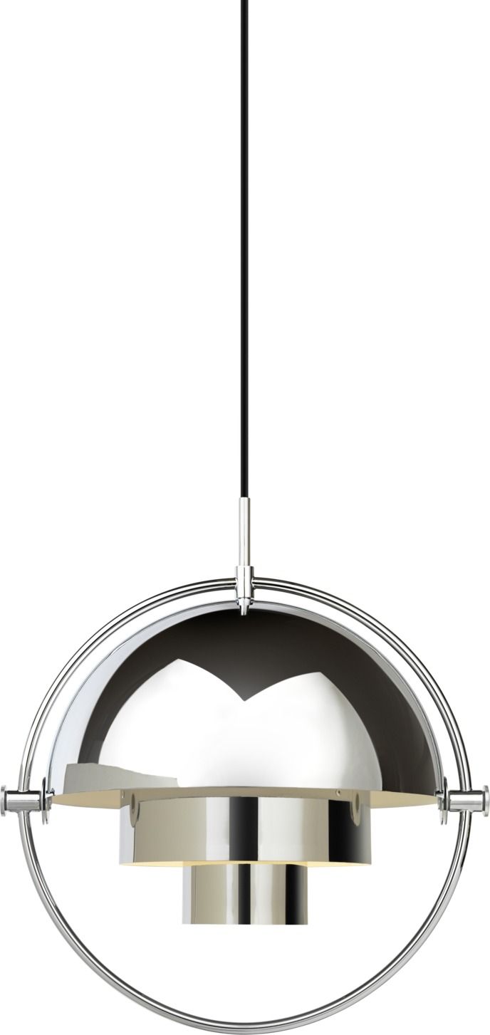 Multi-Lite pendant lamp Chrome Gubi Multi-Lite pendant lamp Chrome Gubi