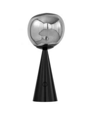 Melt Portable LED Table lamp black Tom Dixon