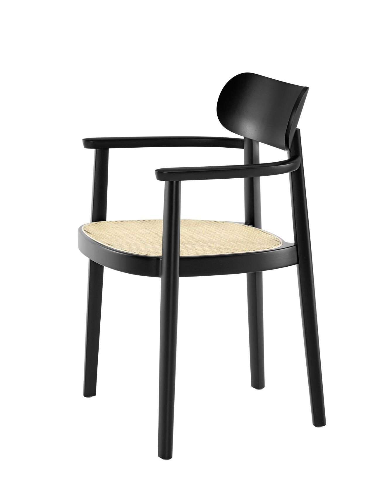 118 FV Wooden chair with armrests Thonet