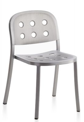 1 Inch All Aluminium Stacking Chair Chair Stackable Emeco