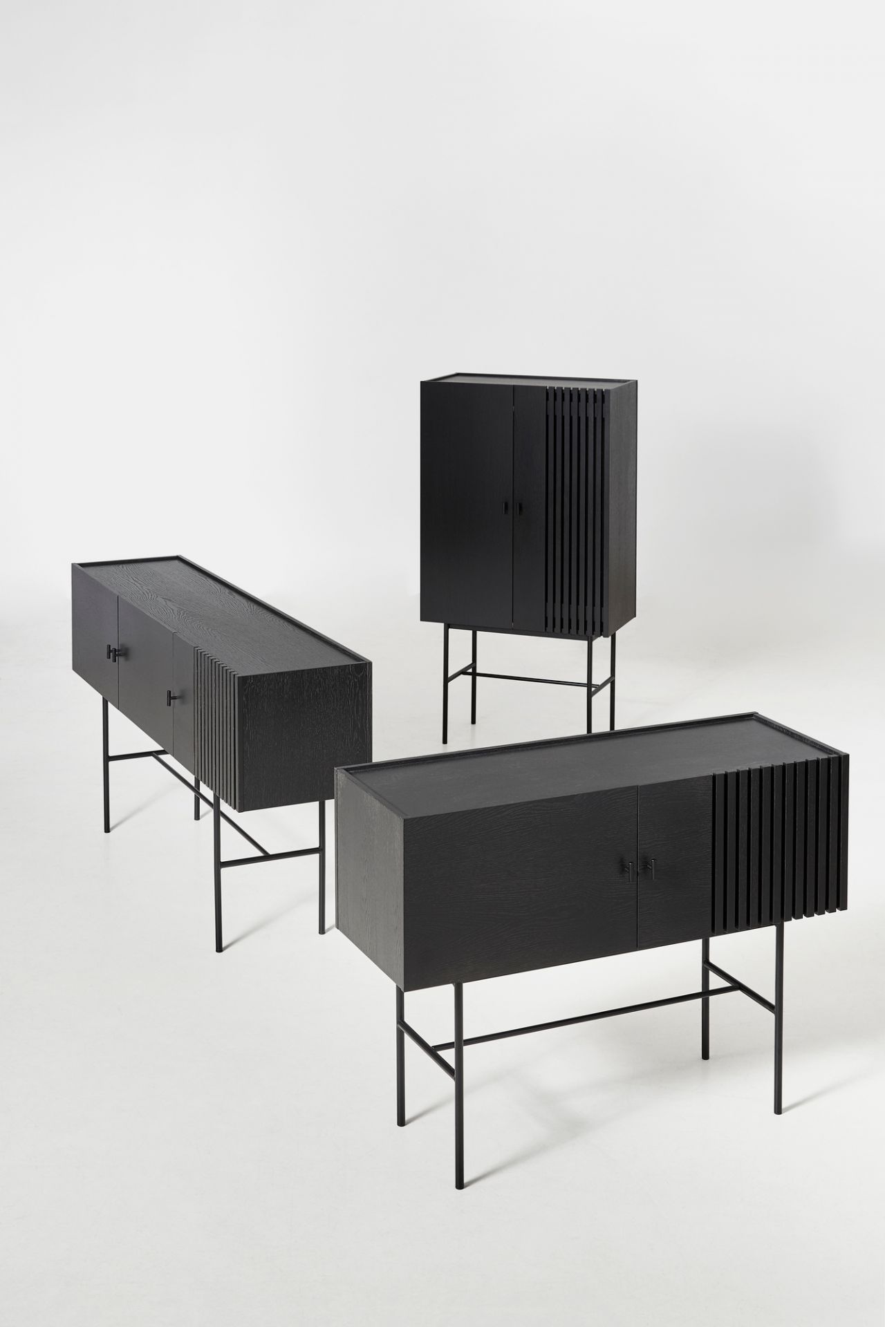 Array Sideboard (120cm) Black Woud