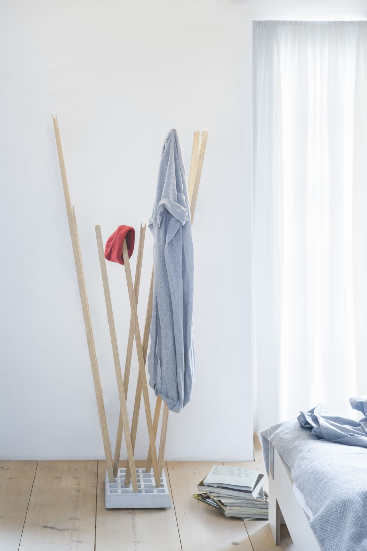 Pin Coat rack / Pin Light Nils Holger Moormann
