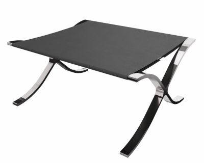 Barcelona Stool / Stool Relax with black cowhide Knoll International 
