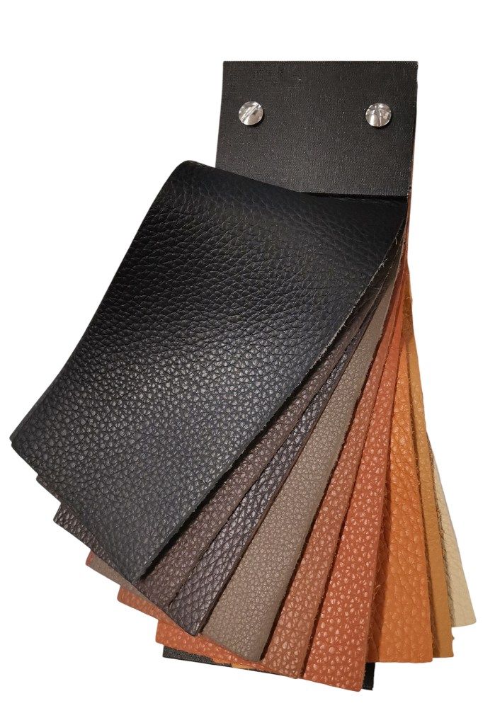 Leather sample card Cairo Freifrau Manufaktur 