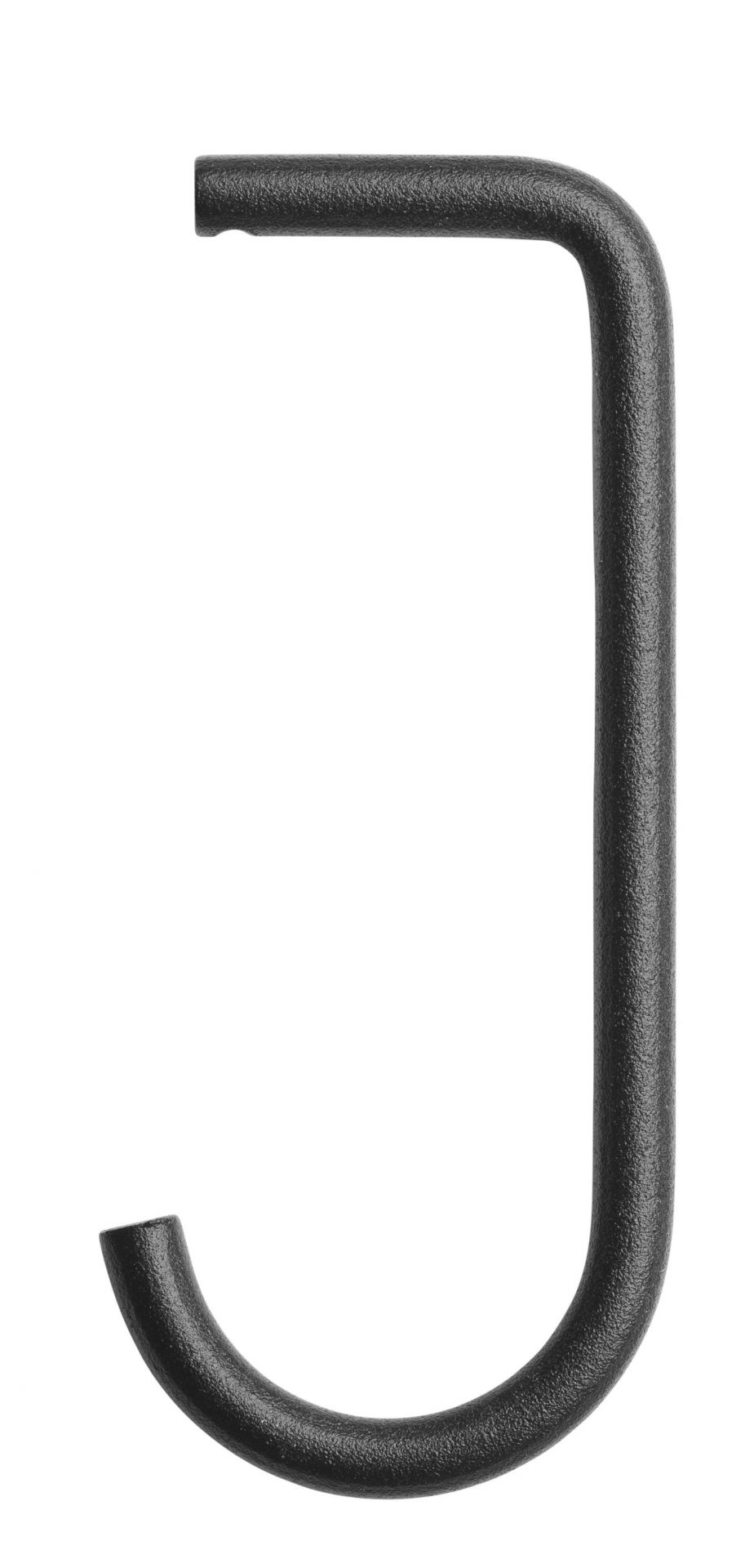 Single Part Hooks for Metal Shelf Pack of 5 String Furniture Black
