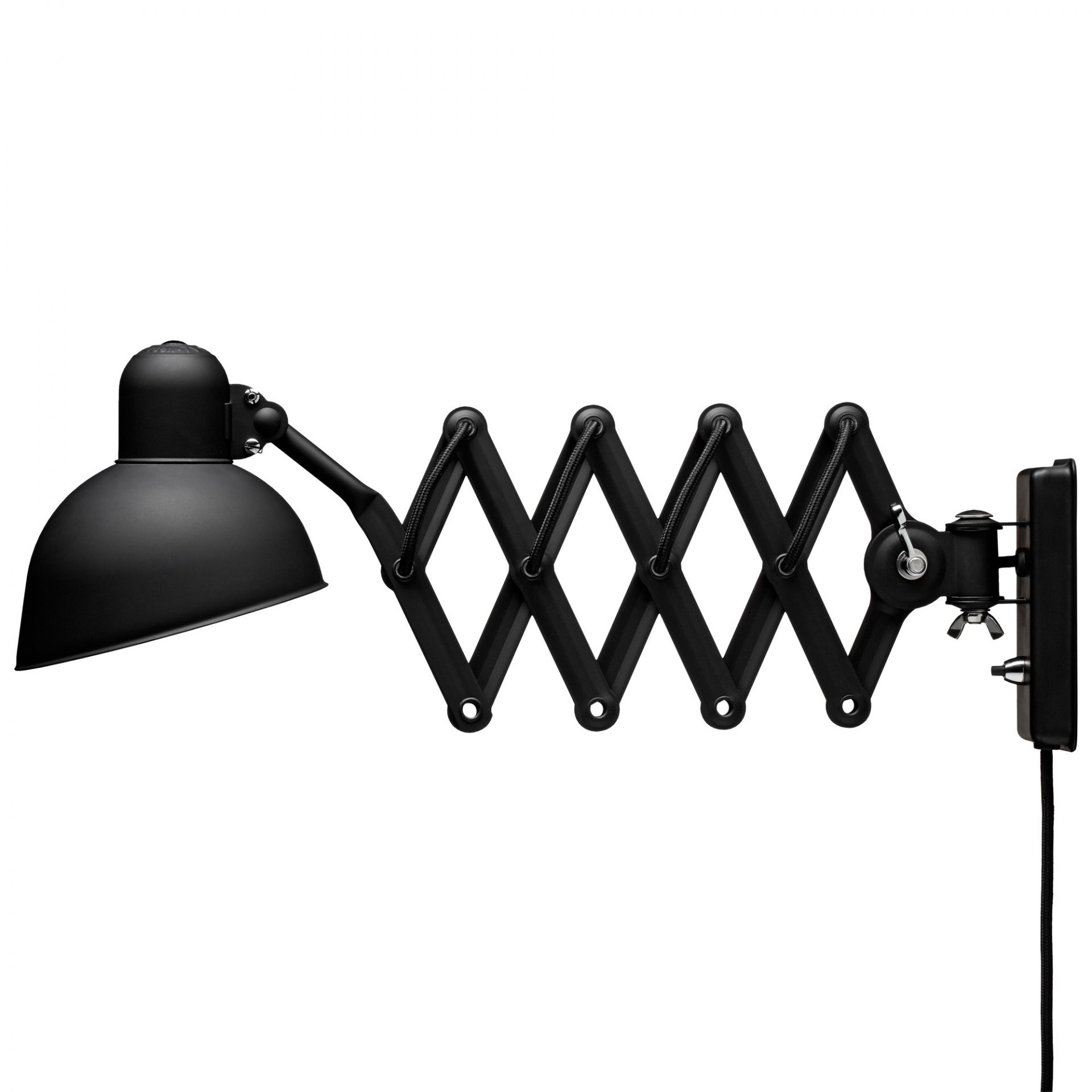 6718 Scissor lamp KAISER idell BLACK MATT Fritz Hansen SINGLE PIECES