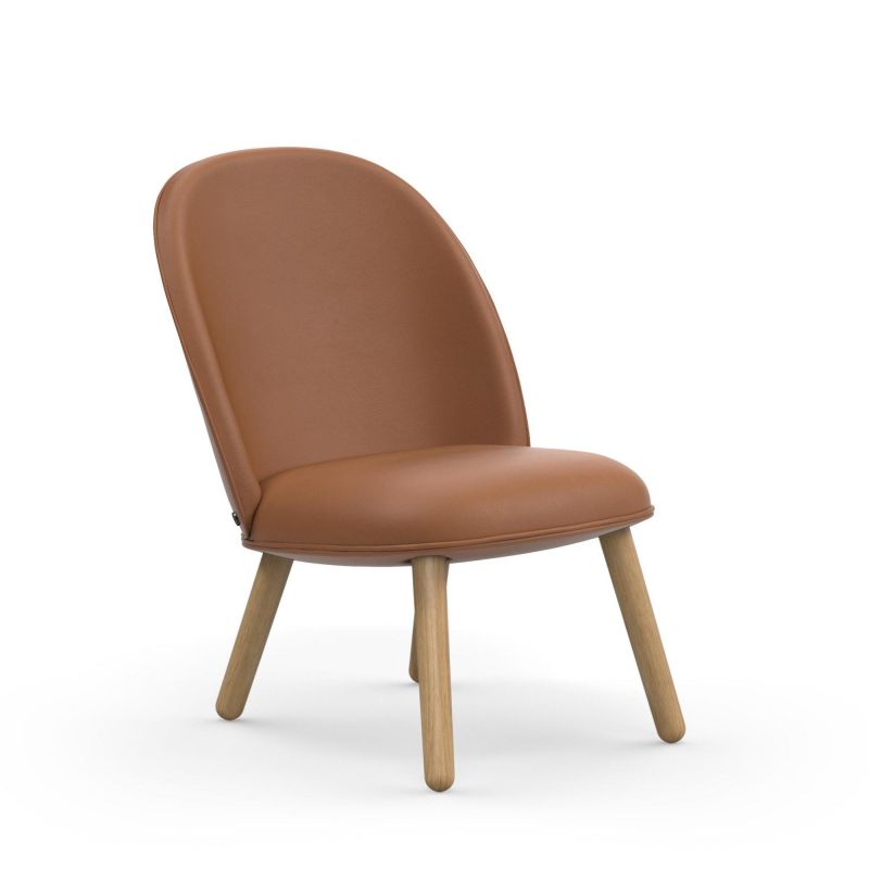 Ace Lounge Chair oak Normann Copenhagen Ultraleather