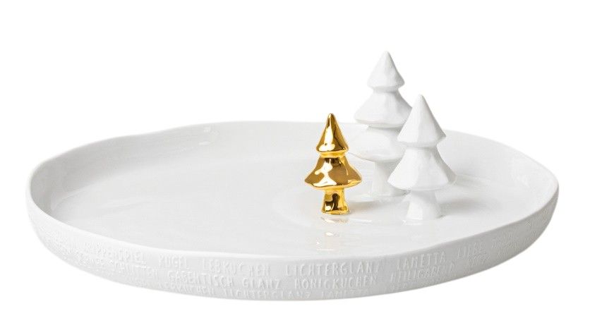Porcelain stories Plates Fir trees Wheels
