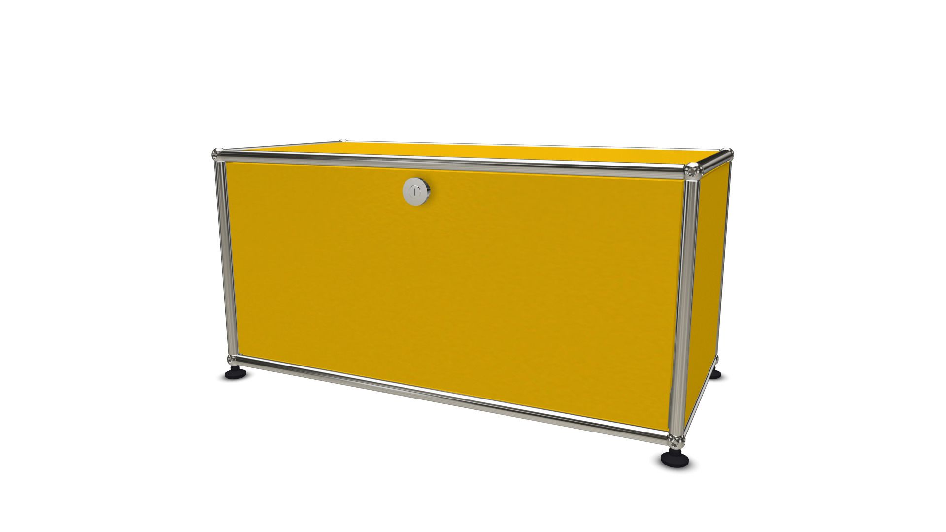 USM Haller Lowboard mit einer Klappe gelb