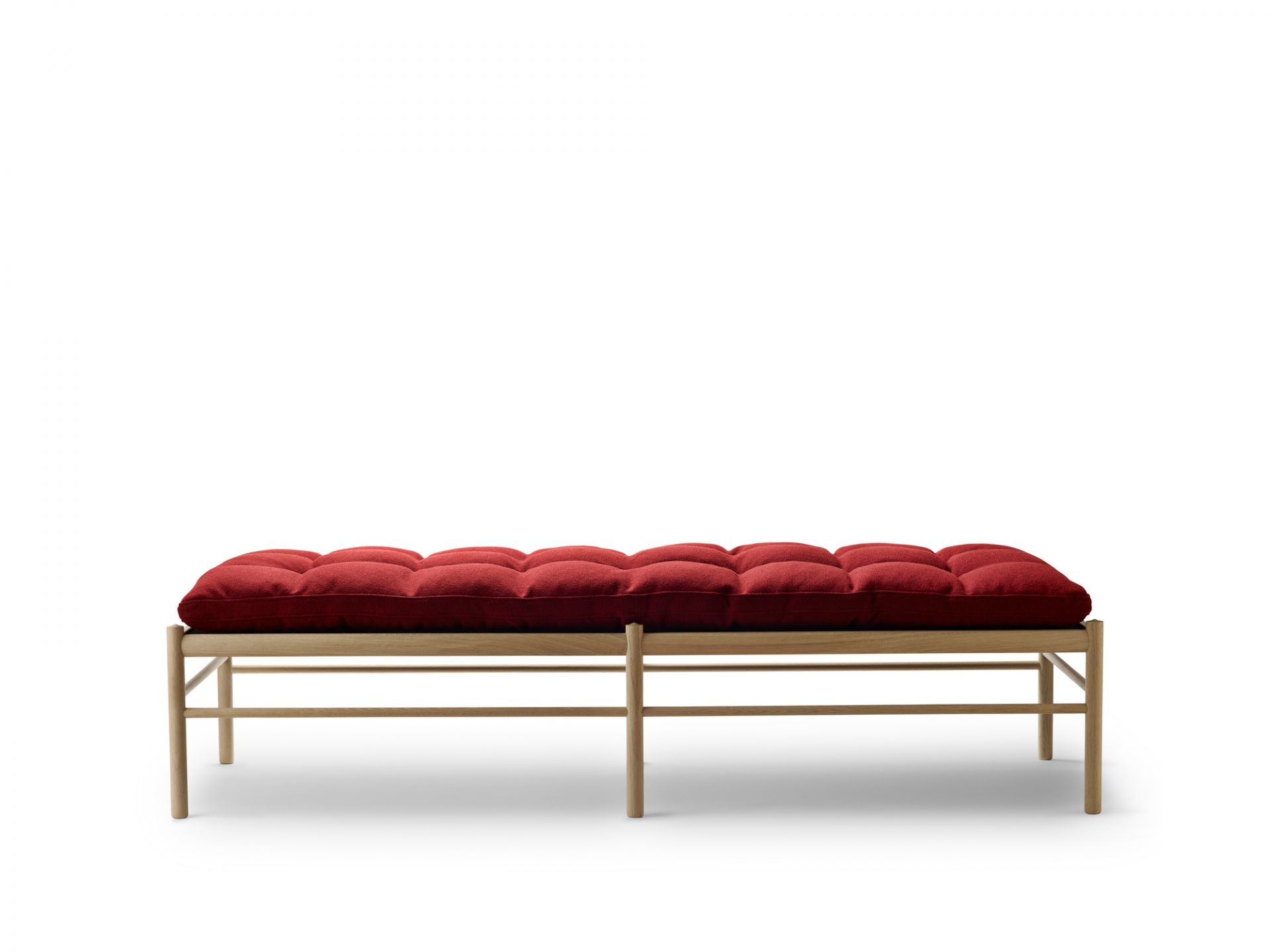 OW150 Daybed Carl Hansen &amp; Søn Leather brown Sif 95
