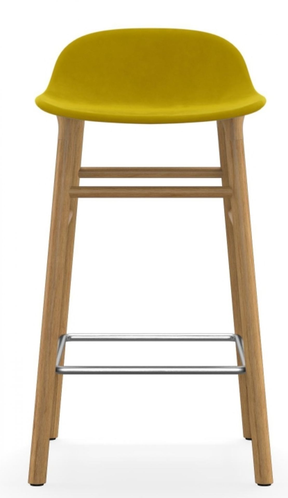 Form Barstool  H 65 cm Oak Upholstered Normann Copenhagen