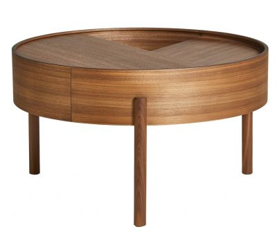 Arc Coffee Table ⌀  66 cm Walnut Woud