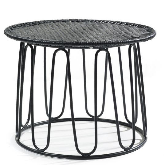 Circo Side Table outdoor ames Black matt / Black