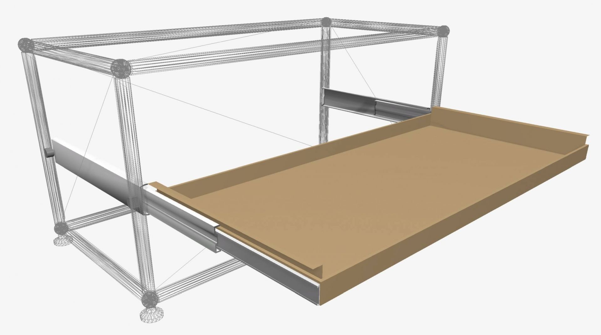 USM Haller extension shelf spare parts supplied 39.5 x 35