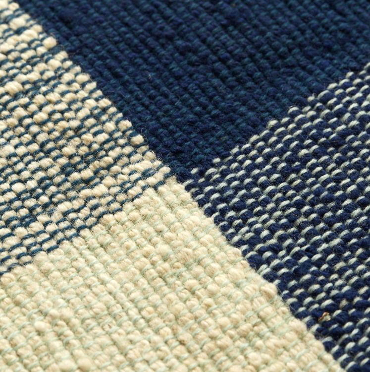 Nobsa Rug Small Carpet ames Navy blue / Light green / Cream