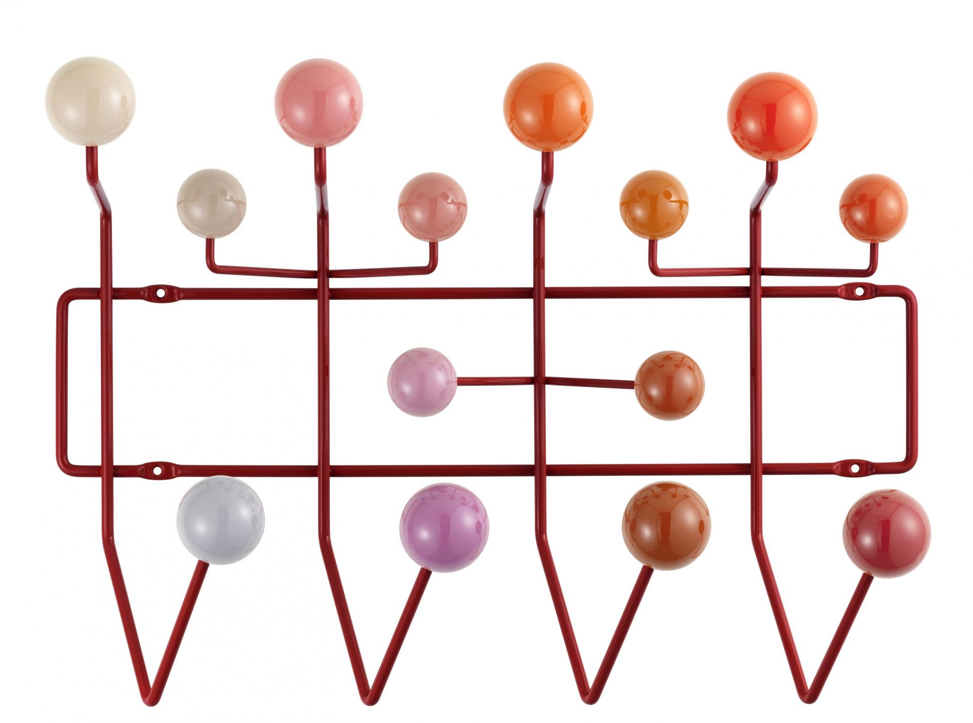 Eames Hang it all wardrobe red Vitra