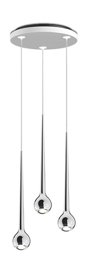 Falling Sun Water pendant light Grau