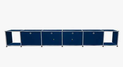USM Board gentian blue without locks Wx270 cm USM Haller SINGLE PIECES